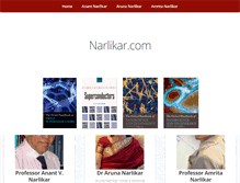 Tablet Screenshot of narlikar.com